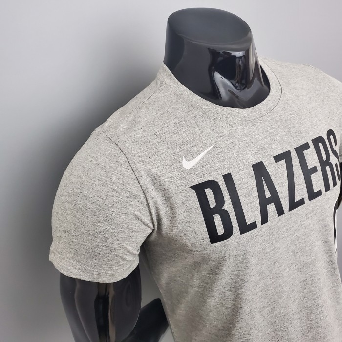 Damian Lillard Portland Trail Blazers Casual T-shirt Gray