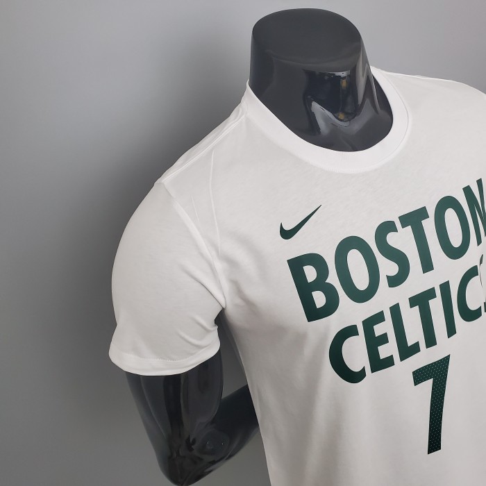 Jaylen Brown Boston Celtics Casual T-shirt White