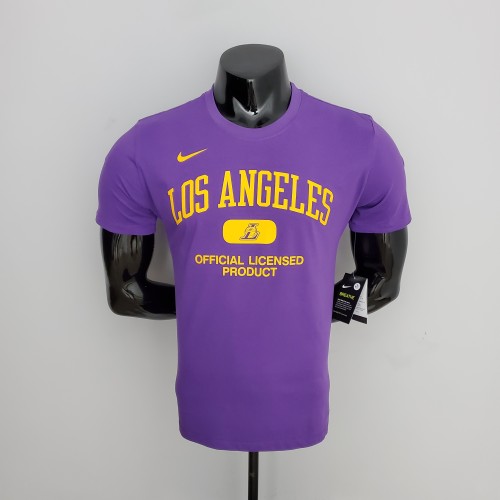 Los Angeles Lakers Casual T-shirt Purple