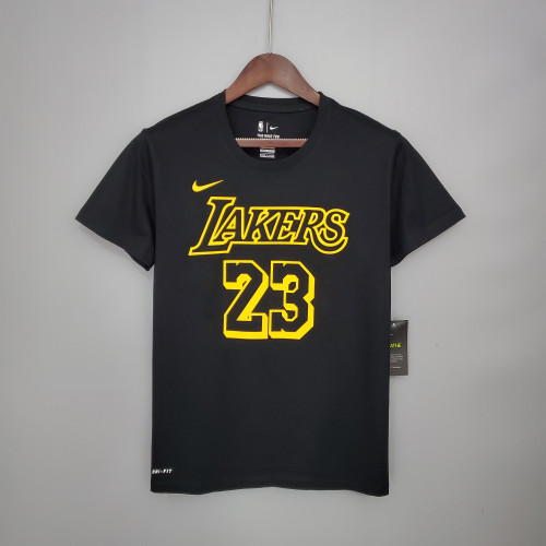 LeBron James Los Angeles Lakers Casual T-shirt Black