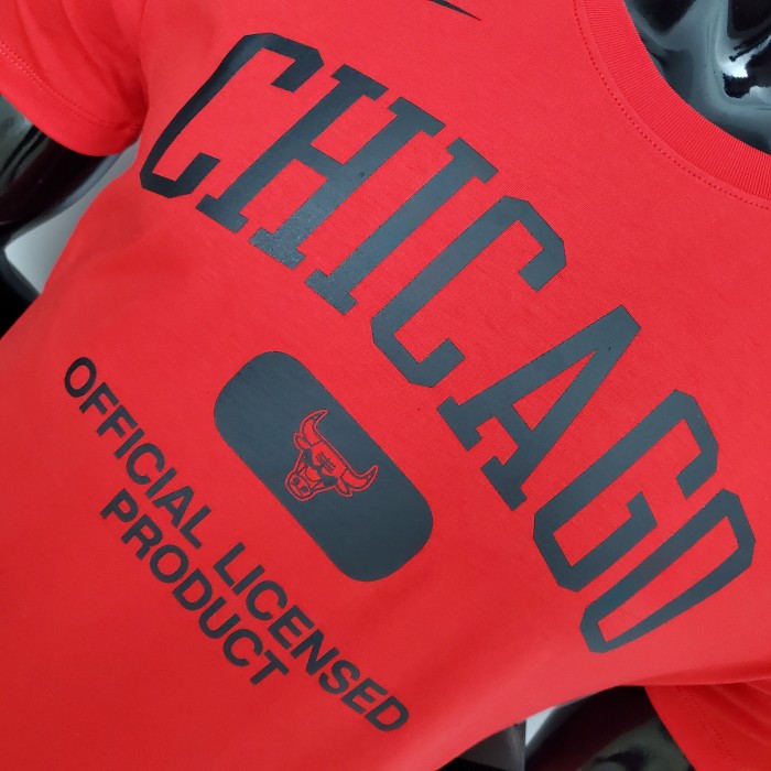 Chicago Bulls Casual T-shirt Red