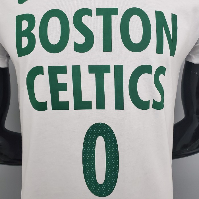 Jayson Tatum Boston Celtics Casual T-shirt White