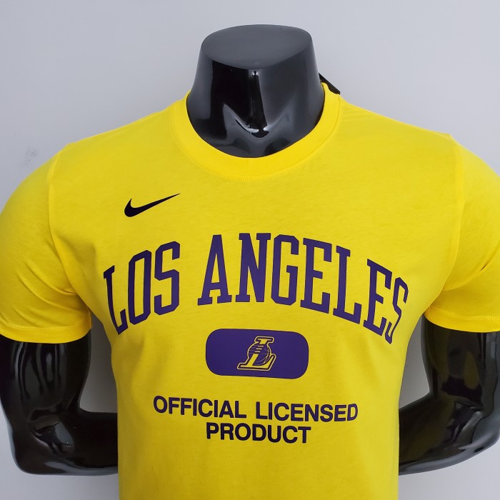 Los Angeles Lakers Casual T-shirt Yellow