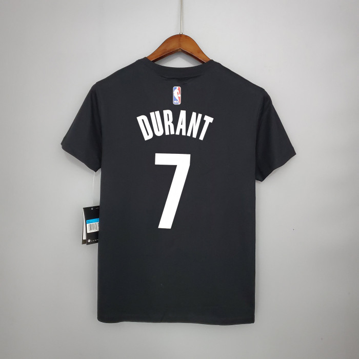 Kevin Durant Brooklyn Nets Casual T-shirt Black