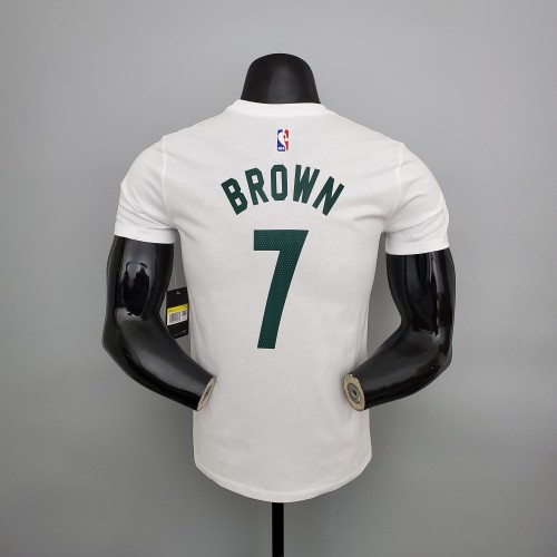 Jaylen Brown Boston Celtics Casual T-shirt White