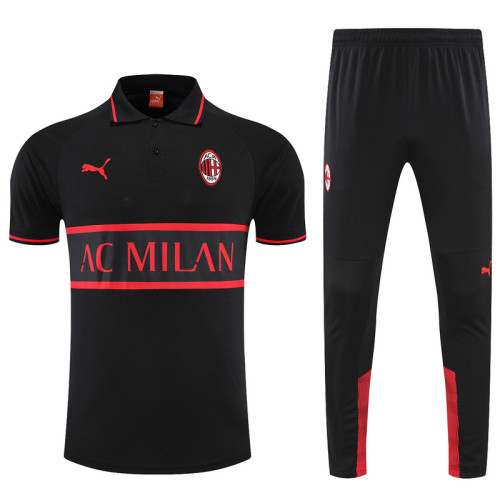 AC Milan 22/23 Polo and Pants Set
