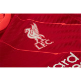 (On Sale) Player Version Liverpool 21/22 Home Authentic Jersey