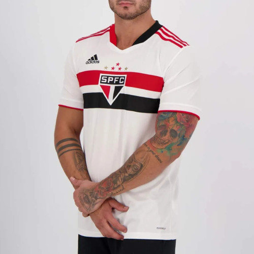 (On Sale) Player Version Sao Paulo 2021 Home Authentic Jersey