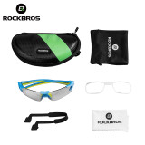 ROCKBROS Cycling Photochromic Glasses UV400 Outdoors Sports Sunglasses Bicycle Mens Frameless Glasses Goggles Technical Eyewear