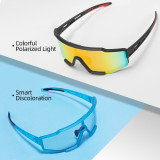 ROCKBROS Bicycle Glasses Men Women Polarized Photochromic Glasses PC Lens TR Frame With Myopia Frame Sports Cycling Glasses