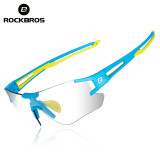ROCKBROS Cycling Wrap Sunglasses Men's Photochromic Sport Glasses Outdoors UV400 Bicycle Outdoor Sports Eyewear Glasses Goggles