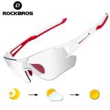 ROCKBROS Cycling Wrap Sunglasses Men's Photochromic Sport Glasses Outdoors UV400 Bicycle Outdoor Sports Eyewear Glasses Goggles