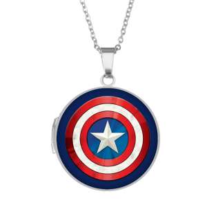 10 styles Stainless steel painted Phase box, chain length 60cm, diameter 2.7cm Marvel Anime Heroes