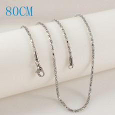 80CM Stainless steel  chain fit all jewelry