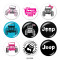 20MM  Car Print glass snaps button
