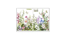 2 PCS Plants Flower Wall Stickers Decals
