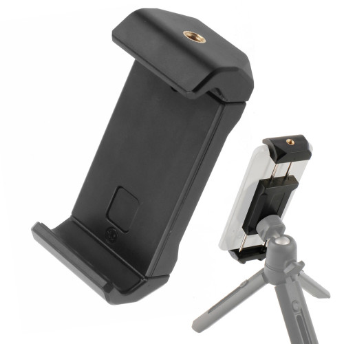 Smartphone Clip 1/4 Tripod Cold Shoe Mount Adapter Adjustable 78~185mm Phone Bracket Tablet Stand Support Holder Plastic Clamp