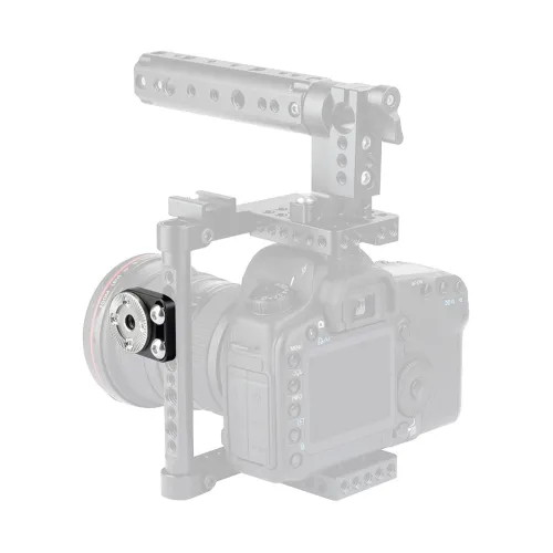 BGNing Standard M6 Female ARRI Rosette Bolt-On Mount For DSLR Camera Cage Wooden handle/Articulating Arms /EVF Mount Attachment