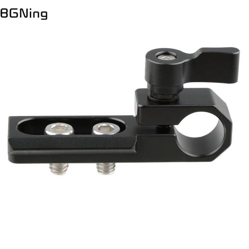 Single Hole 15mm Rail Clamp Mount Rod Holder Camera Universal Standard Rod Clamp w/ NATO for DSLRs GH5 / Emos100/ 5DMarkIII