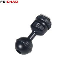 Diving Cold Shoe Base 1 Inch Ball Mount Head Adjustable Adapter for Underwater Camera Waterproof Housing Case Video Flash Strobe