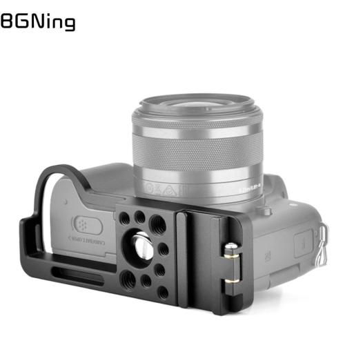 BGNing CNC Camera M50 Base Plate Mount Bracket with 1/4 Screw Hole Quick Release Board for Canon M50 Vertical Shooting Accessory