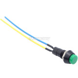 Push Button Switch Waterproof Circuit Wire Speaker Signal Light Electrical Mini Shape Round Line For Small Car Motorcycle Pit Dirt Bike ATV