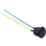 Push Button Switch Waterproof Circuit Wire Speaker Signal Light Electrical Mini Shape Round Line For Small Car Motorcycle Pit Dirt Bike ATV