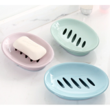 Soap Dish, Bar Soap Holder, Soap Saver with Drip Tray for Shower (Pink), 2-Pack