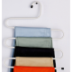 S-Shaped Pants Rack White 4-Pack Space Saving Towel Jeans Multi Pants Rack