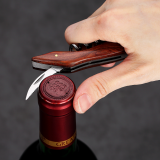 Waiter Corkscrew Wooden Handle Wine Corkscrew with Foil Cutter