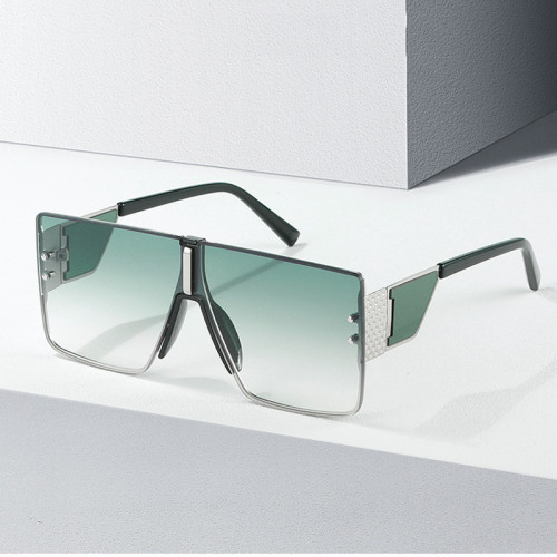 2022 New Square Sunglasses European and American Flat-top Large Frame Sunglasses Fashion Trend
