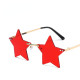 New Unique Rimless Pentagram Sunglasses Fashion Five-pointed Star Shades UV400
