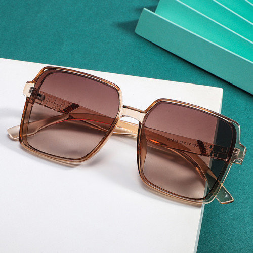 Fashion Square Sunglasses Women Oversized Glasses Retro Sunglass Female Luxury Designer Eyewear UV400 Sun Glass Gradient Shades