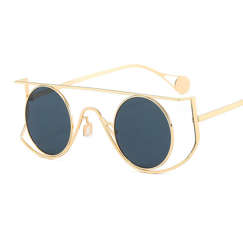 New Cool Men Driving Glasses Goggles Summer Small Round Sunglasses Vintage Male Sun Glasses Women UV400 Black Brown Glasses