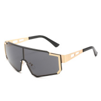 Fashion One Piece Sunglasses Women Summer Outdoor Sun Glasses Men Black Eyewear UV400 Oculos De Sol