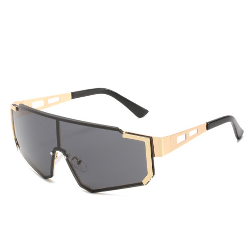 Fashion One Piece Sunglasses Women Summer Outdoor Sun Glasses Men Black Eyewear UV400 Oculos De Sol