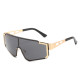 Fashion One Piece Sunglasses Women Summer Outdoor Sun Glasses Men Black Eyewear UV400 Oculos De Sol