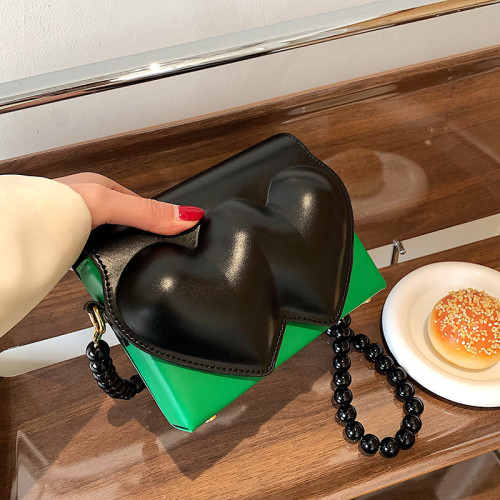 Women Purses And Handbags Fashion Diamond Love Heart Shape Shoulder Bag For Female Chain Crossbody Bags Ladies Wedding Clutches