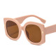 Oversized Square Women Sunglasses Vintage Gradient Leopard Eyewear Fashion Green Shades Luxury Brand Sunglasses Female UV400