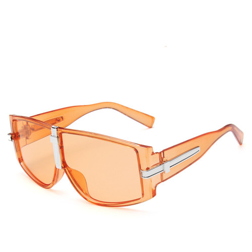 2022 New Square Sunglasses Women Fashion Oversized Metal Vintage Sun Glasses Men Shades Retro Personality Oculos UV400