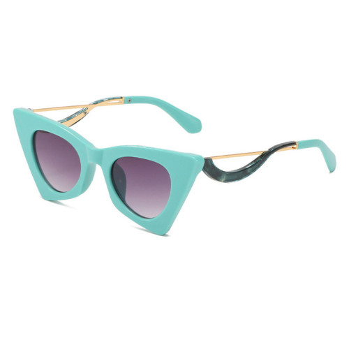Newest Luxury Sunglasses Women Oculos Cat Eye Female Sun Glasses Brand Design Shades Metal Frame Gafas De Sol UV400
