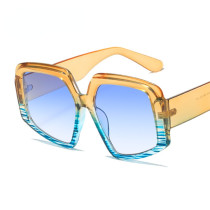 Fashion 2022 New Jelly Sunglasses Personality Dazzling Color Trend Sunglasses Women's European and American Sunglasses