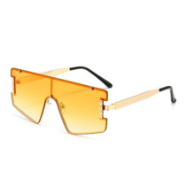 One Piece Of Sunglasses For Men And Women Polygonal Sunglasses Fashion Personality Ocean Lens Europe And America 2021 New Trend
