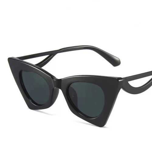 New Fashion Luxury  Brand Designer Cat Eye Women Sunglasses Female Vintage Sun Glasses Big Oculos de sol UV400