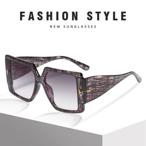 Fashion Square T-shaped Sunglasses Personalized Sunglasses for Men and Women