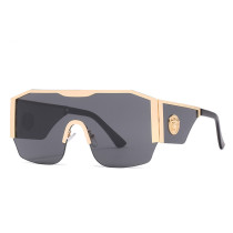 Square Metal Sunglasses Women Luxury Vintage Brand Design Oversize Sun Glasses Big Frame Men’s Mirror Eyewear UV400