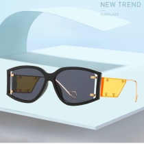 2023 New Men Women Vintage Glasses Trend Steampunk Yellow Pink Lady Fashion Luxury Travel Ditaeds Female Male Sunglasses uv400