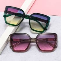 Retro Cat Eye Square Sunglasses Women 2022 Luxury Brand Designer Fashion Transparent Sun Glasses Men Outdoor Beach Shades