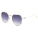 Vintage Round Glasses Clear Lens Fashion Gold Round Metal Frame Glasses Optical Men Women Eyeglass Frame Hollow Pearl Glasses