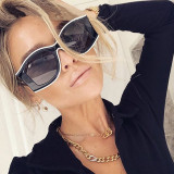Small Frame fashion Sunglasses Women  UV400 Sun Shades Eyewear Vintage Cat Eye Sun Glasses Simple For Mountaineering Fishing
